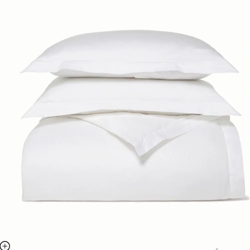 Boll & Branch king duvet set with 2 Pillow shams